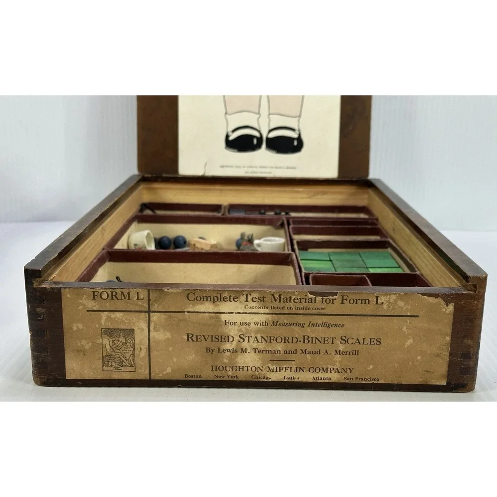 VTG HOUGHTON MIFFLIN STANFORD BINET SCALES CHILD IQ INTELLIGENCE TEST KIT FORM L